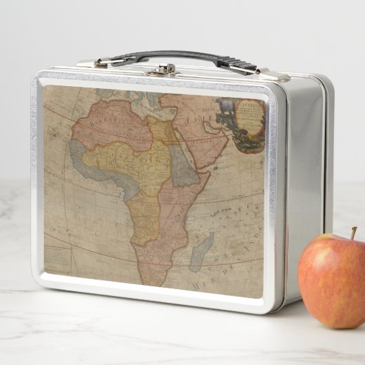 Lunch Box Carte de l'Afrique | 1700 (En situation)