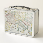Lunch Box Carte de l'empire de Charlemagne (Dos)