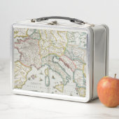Lunch Box Carte de l'empire de Charlemagne (En situation)