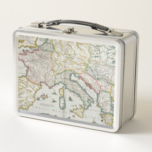 Lunch Box Carte de l'empire de Charlemagne (Devant)