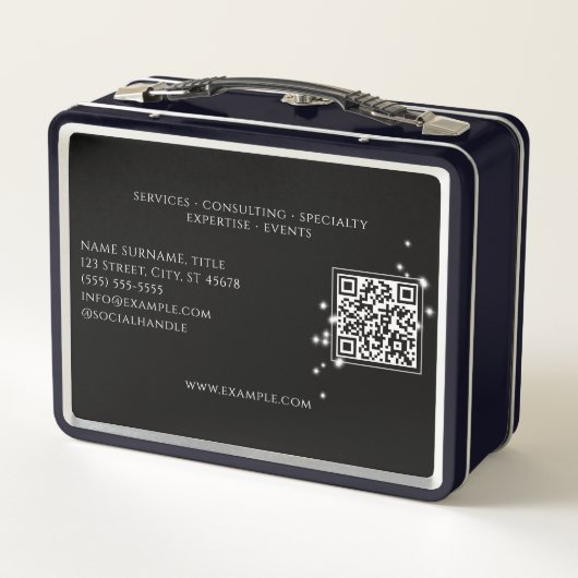 Lunch Box Carte de visite noir Starlight (Dos)