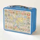 Lunch Box Carte des Nations Unies du monde (Dos)
