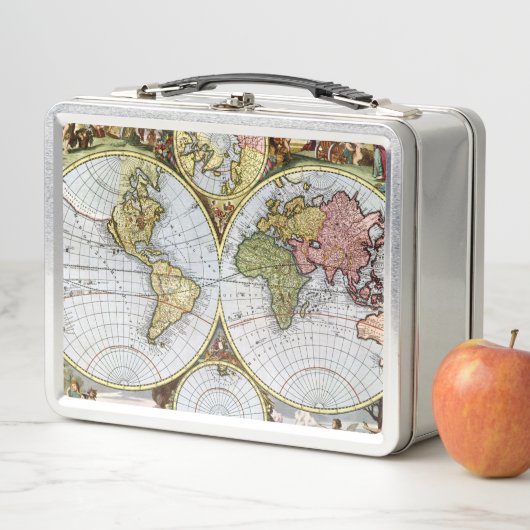 Lunch Box Carte du monde (En situation)