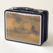 Lunch Box Carte du monde de Mars Red Planet par satellite (Dos)