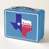 Lunch Box Carte du Texas Proud (Dos)
