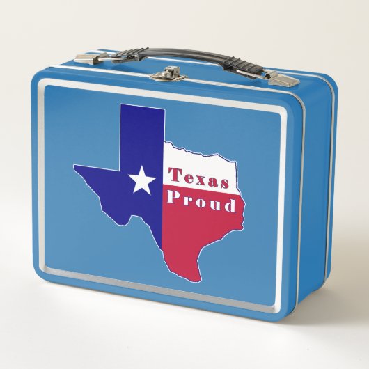 Lunch Box Carte du Texas Proud (Devant)
