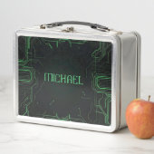 Lunch Box Carte mère verte d'ordinateur (En situation)