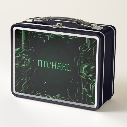 Lunch Box Carte mère verte d'ordinateur (Devant)
