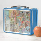 Lunch Box Carte moderne de New York I (En situation)