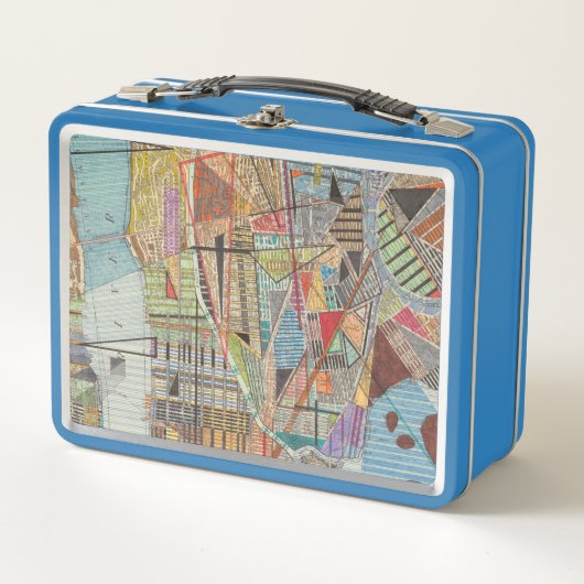 Lunch Box Carte moderne de New York I (Devant)