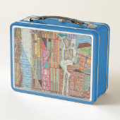 Lunch Box Carte moderne de New York III (Dos)