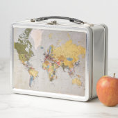 Lunch Box carte mondiale (En situation)