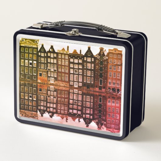 Lunch Box Carte postale Amster Dam (Devant)
