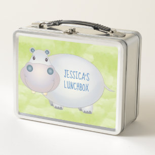 Lunch Box Carton mignon Hippopotame Hippopotame Personnalisé