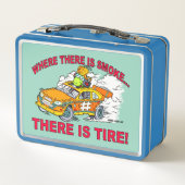 LUNCH BOX CARTOON STOCK VOITURE RACING TOAD (Dos)