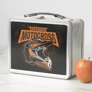 Lunch Box Casque de course de motocross motocross personnali