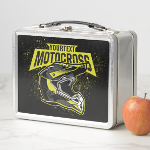 Lunch Box Casque de course de motocross motocross personnali