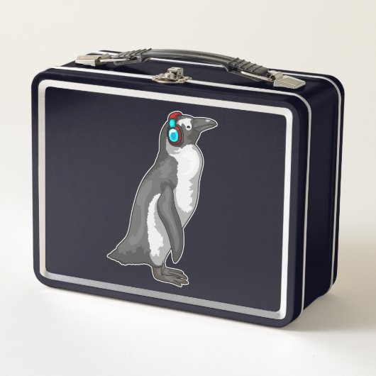 Lunch Box Casque de musique Penguin (Devant)