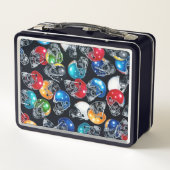Lunch Box Casques américains de football (Dos)