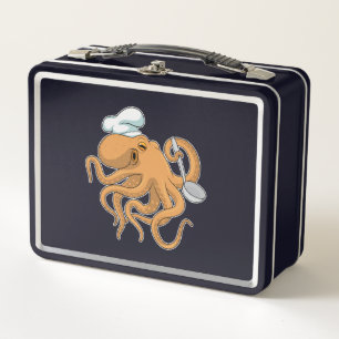 Lunch Box Casquette chef Octopus Cook