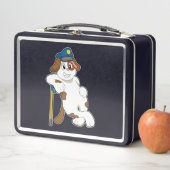 Lunch Box Casquette de police de chien (En situation)