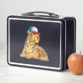 Lunch Box Casquette de tigre (En situation)
