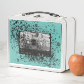 Lunch Box Cassette audio rétro (En situation)