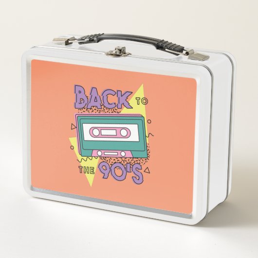 Lunch Box Cassette Classique Des Années 90 Nostalgie (Devant)