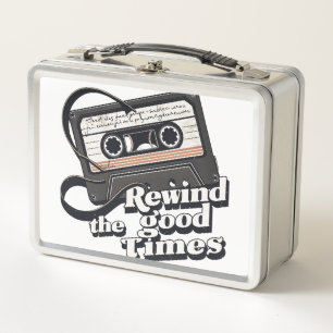 Lunch Box Cassette rétro design pour les amateurs de nostalg
