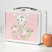 Castle de l'aquarelle personnalisée Princesse Drag
