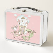 Lunch Box Castle de l'aquarelle personnalisée Princesse Drag (Devant)