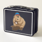 Lunch Box Castor au baseball avec une balle de baseball (Dos)