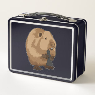 Lunch Box Castor au jeu d'échecs avec pièce d'échecs Évêque