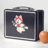 Lunch Box Cat as Mushroom picker with Mushroom (En situation)