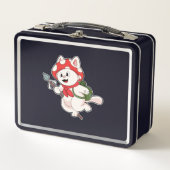 Lunch Box Cat as Mushroom picker with Mushroom (Devant)