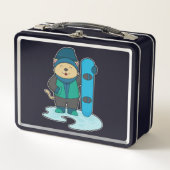 Lunch Box Cat as Snowboarder (Devant)