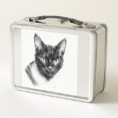 Lunch Box Cat Charcoal (Dos)