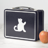 Lunch Box Cat dit bonjour (En situation)