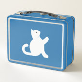 Lunch Box Cat dit bonjour (Dos)
