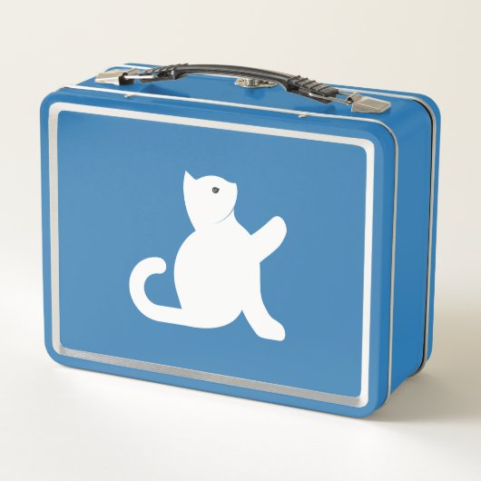 Lunch Box Cat dit bonjour (Dos)