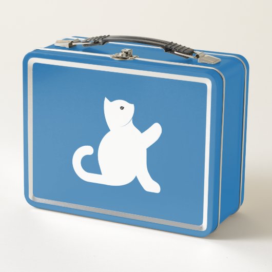 Lunch Box Cat dit bonjour (Devant)