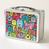 Lunch Box Cat et kitten (Devant)