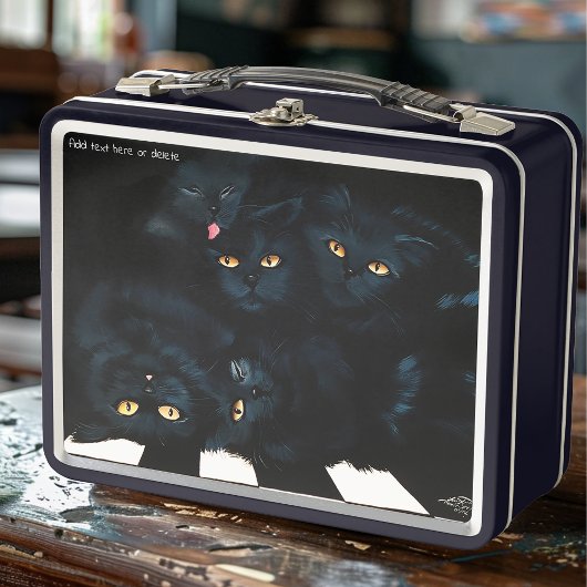 Lunch Box Cat noir