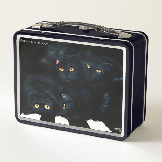 Lunch Box Cat noir (Dos)
