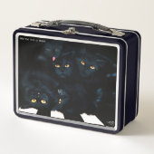Lunch Box Cat noir (Devant)