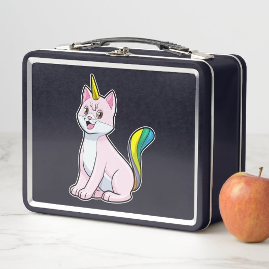 Lunch Box Cat Unicorn (En situation)