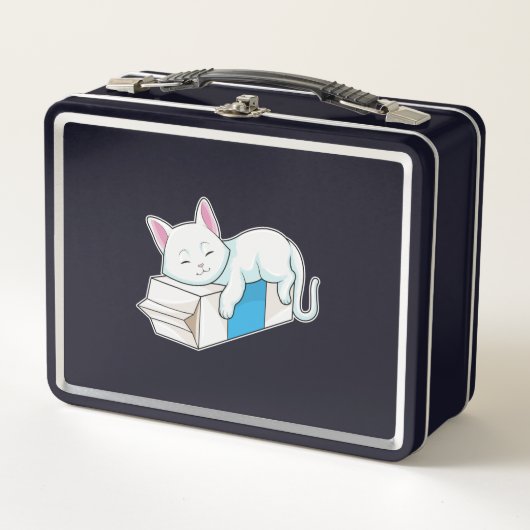 Lunch Box Cat with Milk (Devant)