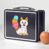 Lunch Box Cat with popsicle (En situation)