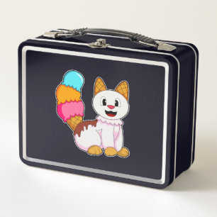 Lunch Box Cat with popsicle