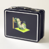 Lunch Box Caterpillar ABS Workout Fitness (Dos)
